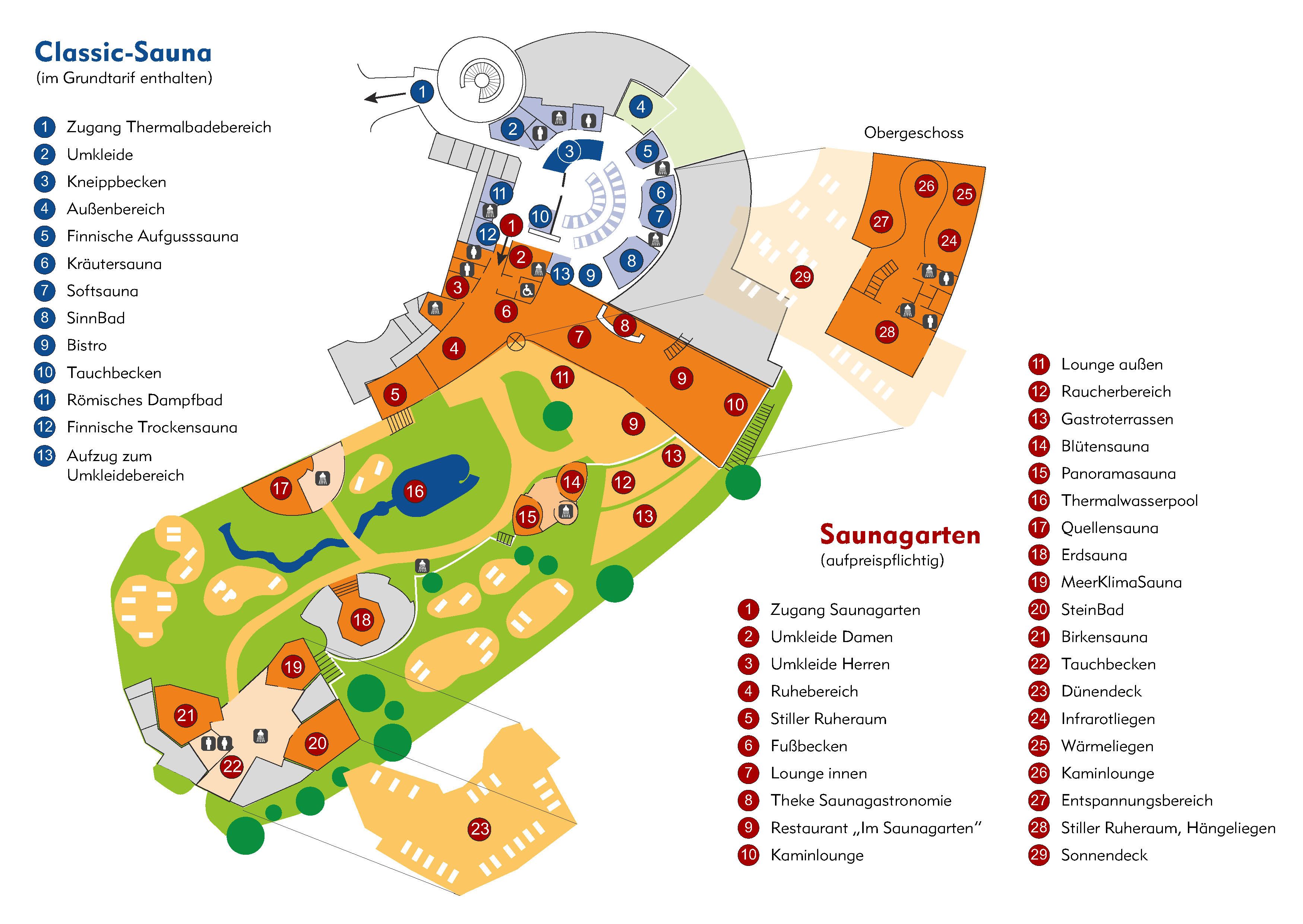 Mineraltherme Böblingen Lageplan